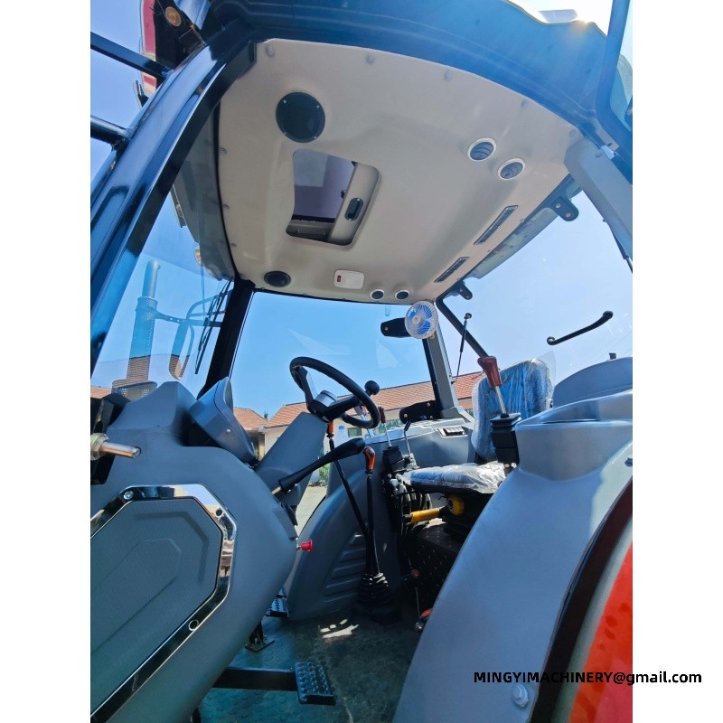 compact tractor with backhoe for construction