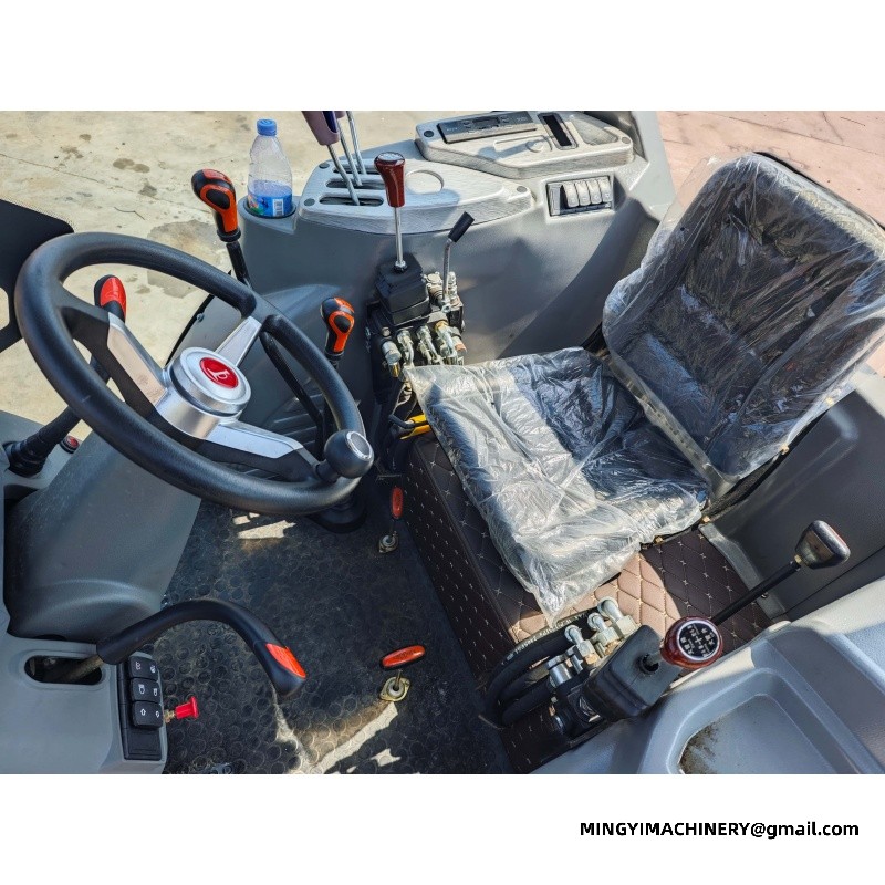 compact tractor with backhoe for construction