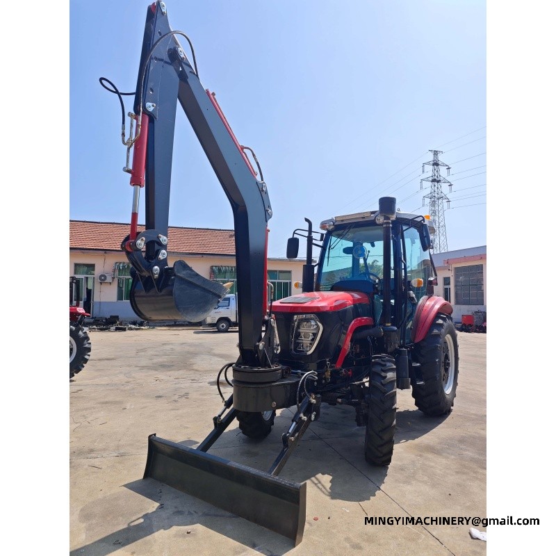 tractor backhoe for irrigation work