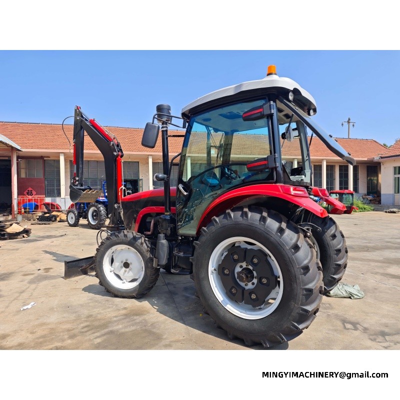 compact 4x4 tractor backhoe