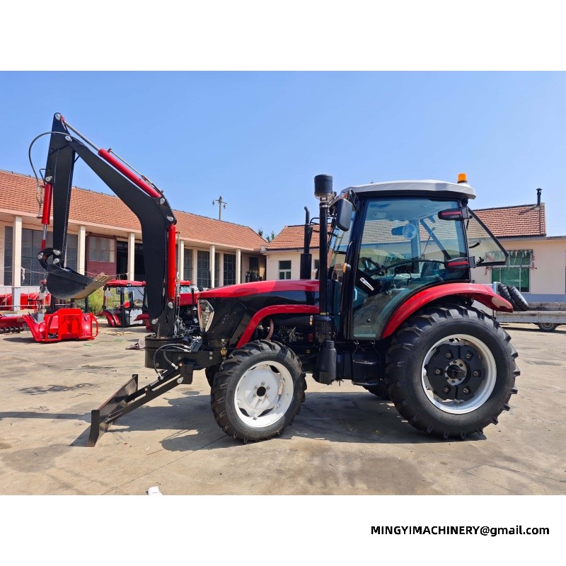 compact 4x4 tractor backhoe