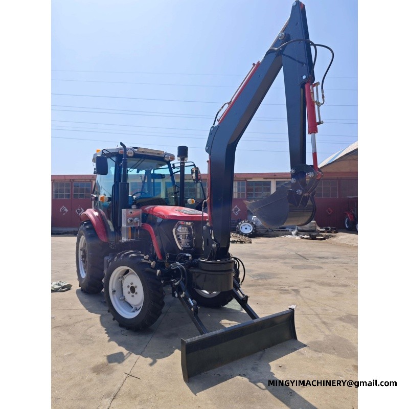 compact 4x4 tractor backhoe