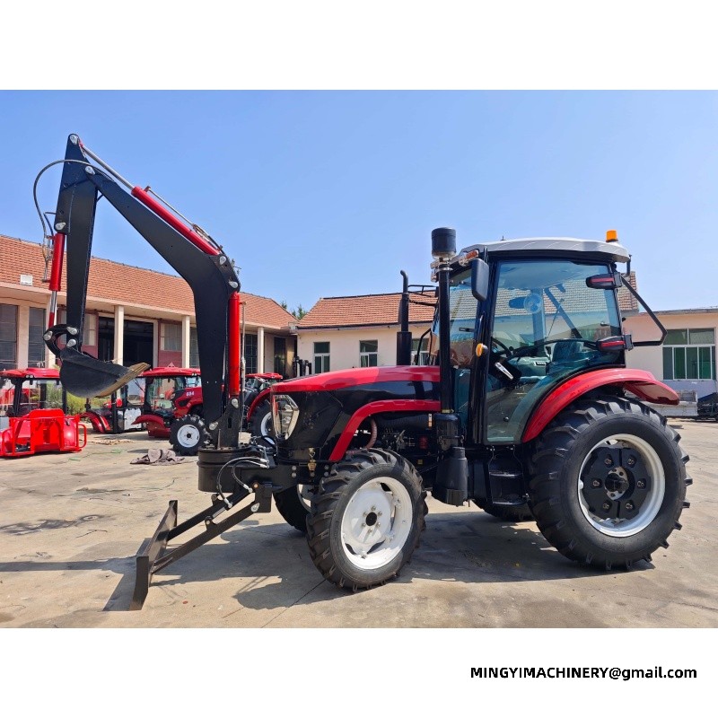 compact 4x4 tractor backhoe