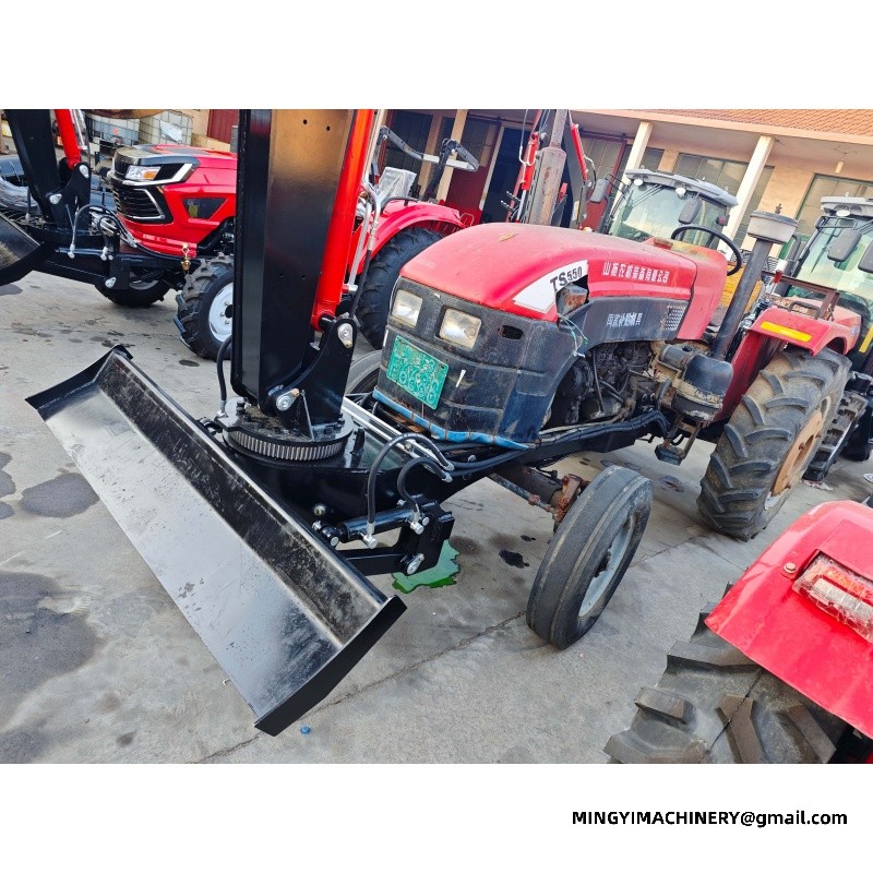 mini 4WD tractor with backhoe