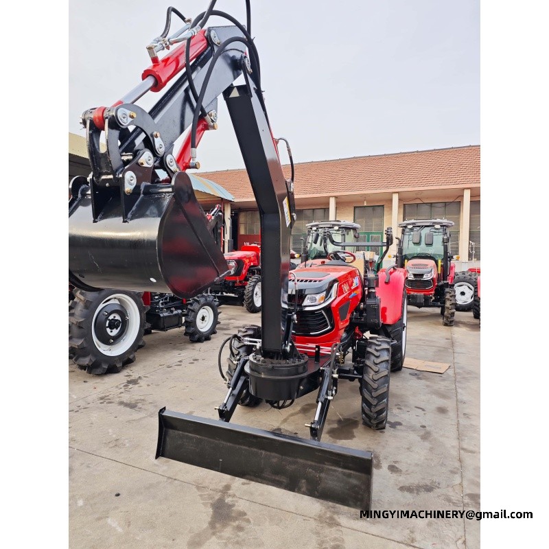 tractor mounted backhoe attachment