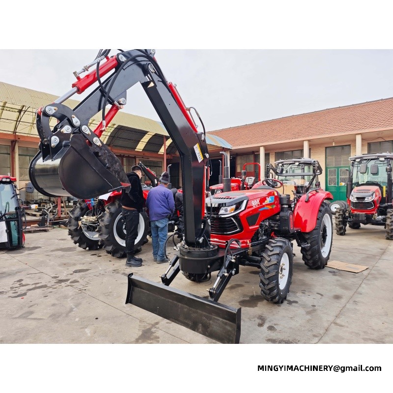 tractor mounted backhoe attachment