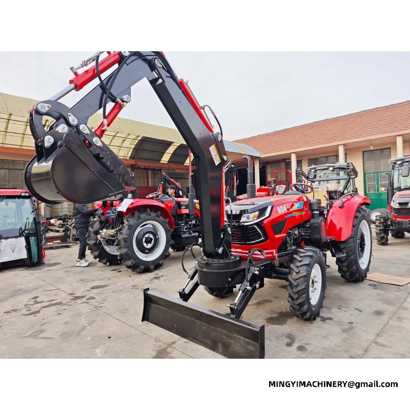 tractor mounted backhoe attachment