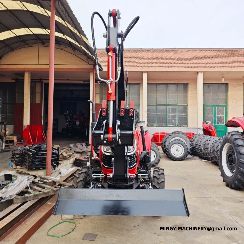 agricultural tractor backhoe loader