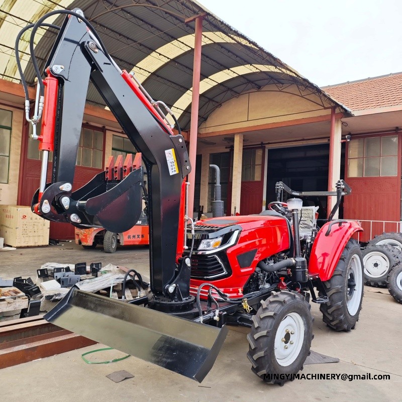agricultural tractor backhoe loader