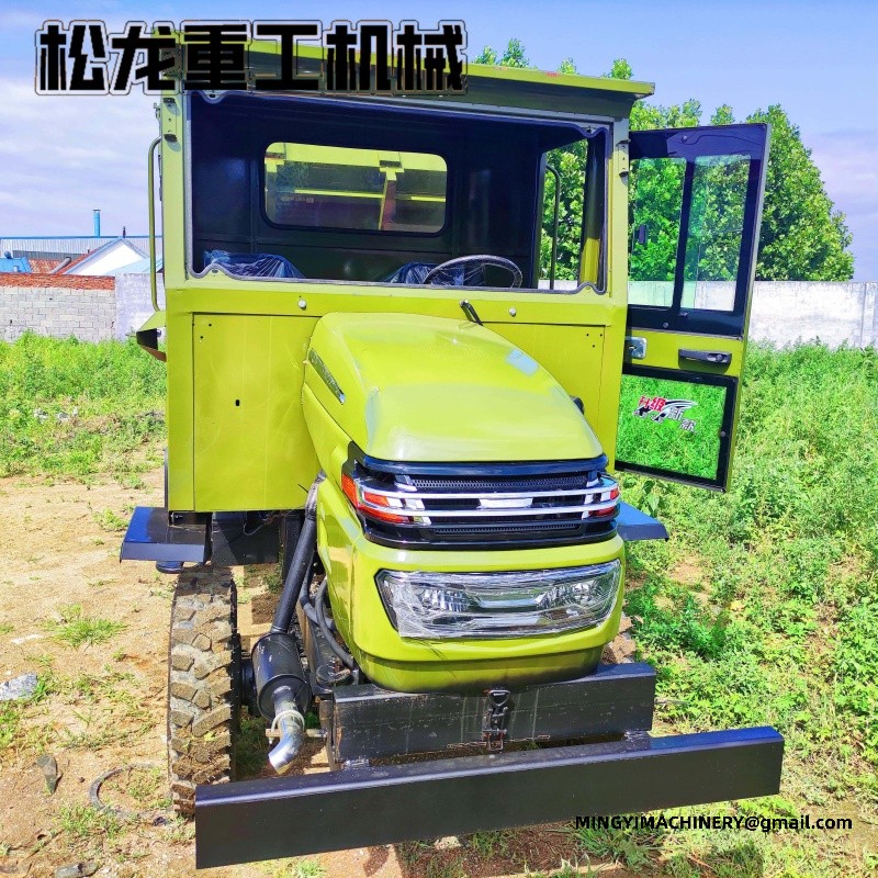 articulated dumper with crane