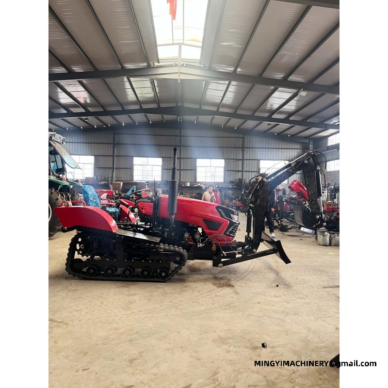 crawler rotary tiller