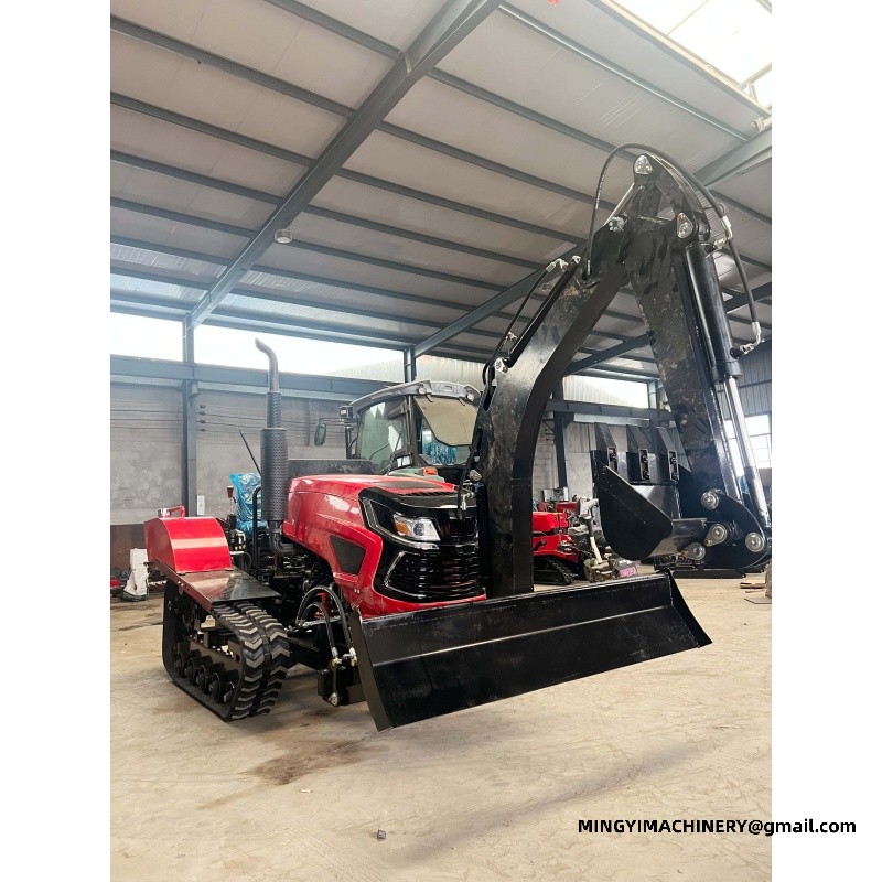 crawler rotary tiller