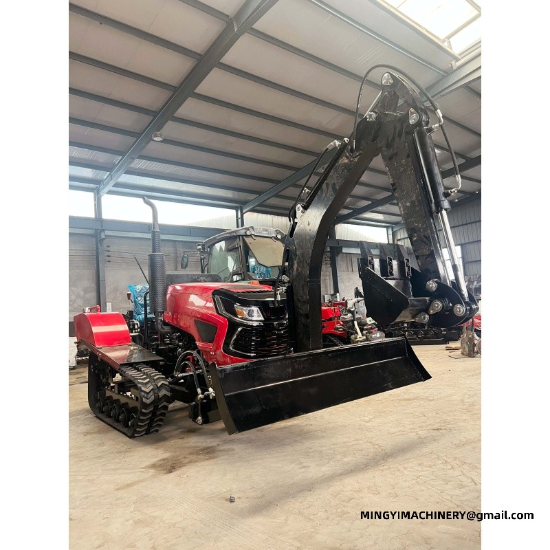 crawler rotary tiller