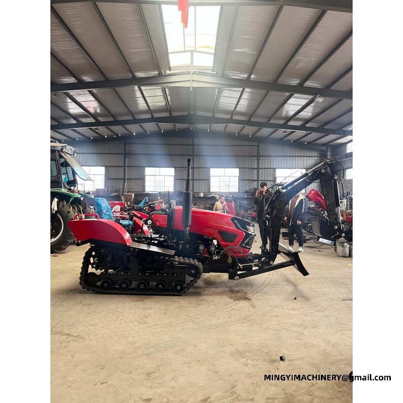crawler rotary tiller