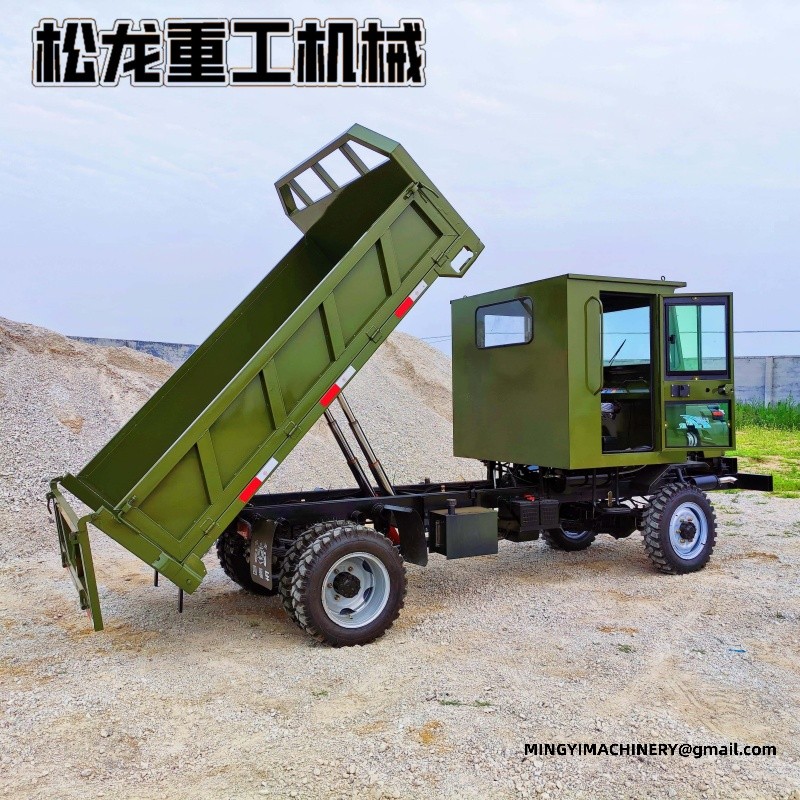 4x4 cargo transporter with hydraulic tipper