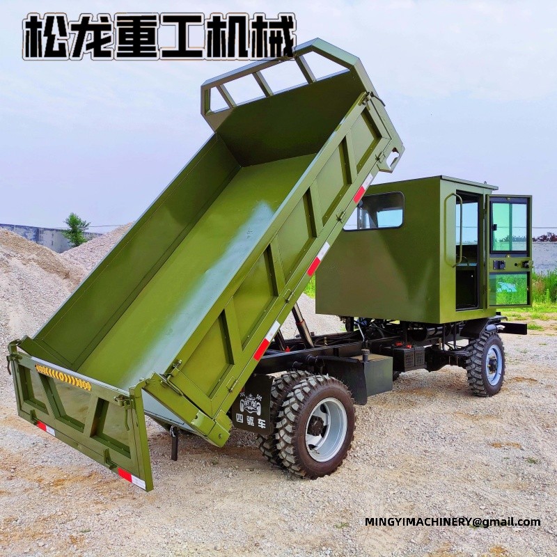4x4 cargo transporter with hydraulic tipper