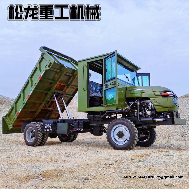 4x4 cargo transporter with hydraulic tipper