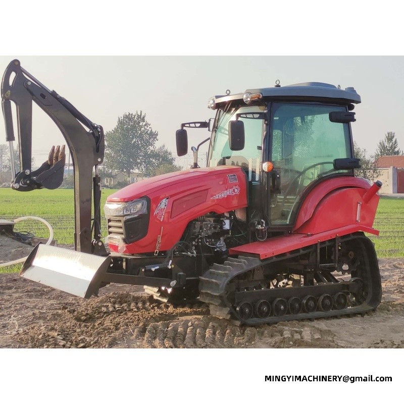 tracked tractor with 3 point hitch