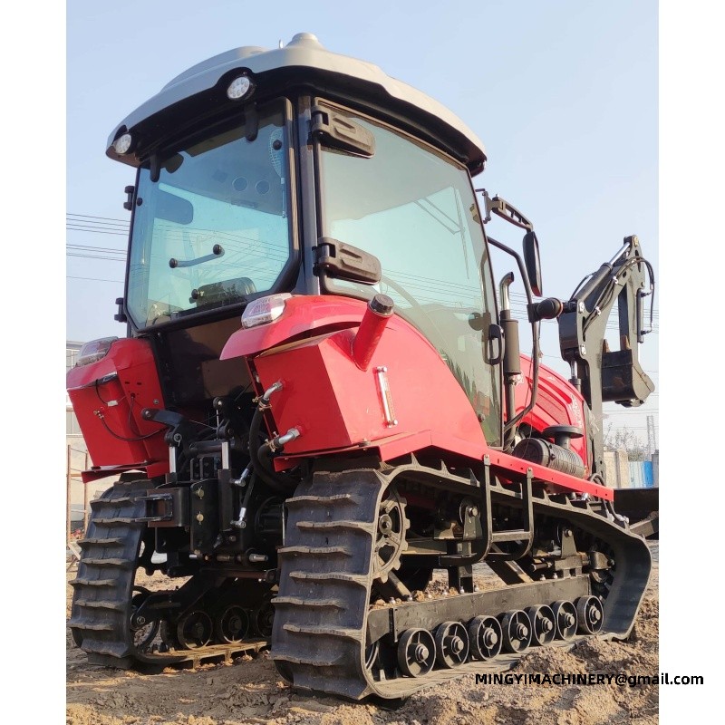 tracked tractor with 3 point hitch