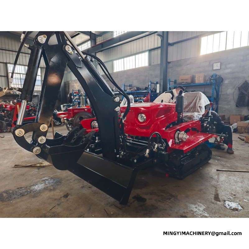 tracked rotary tiller
