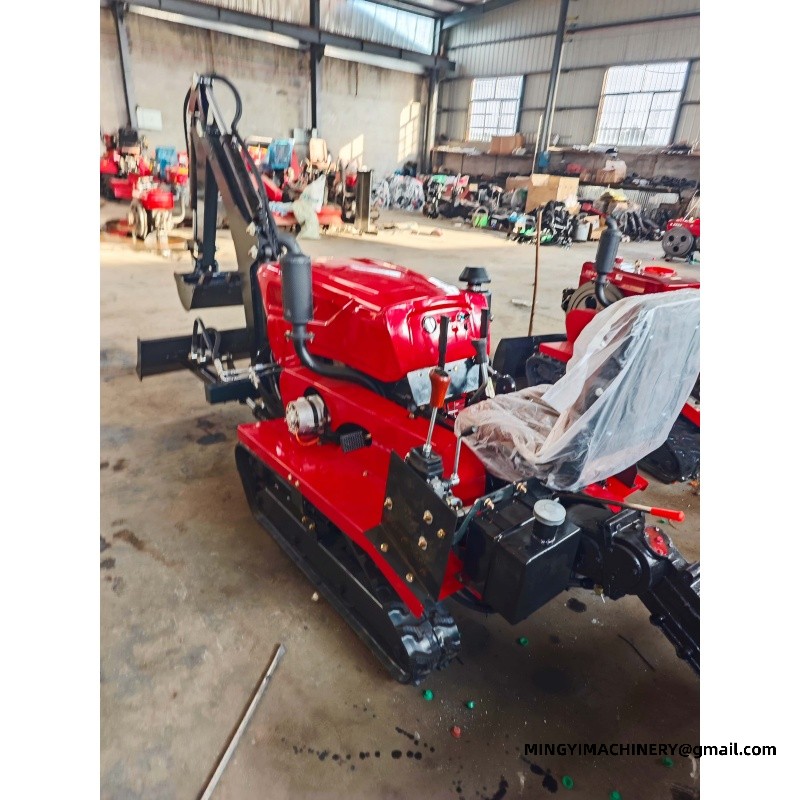 tracked rotary tiller