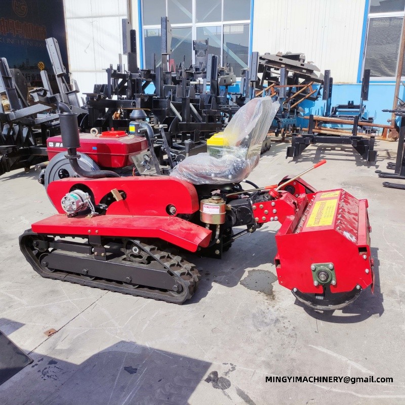 agricultural crawler tiller