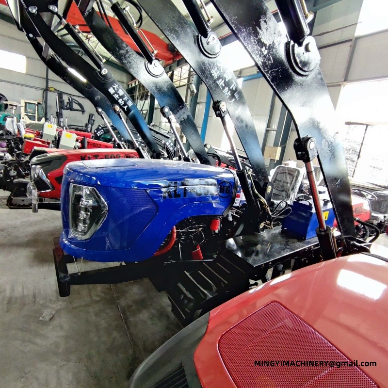 crawler tiller with plow