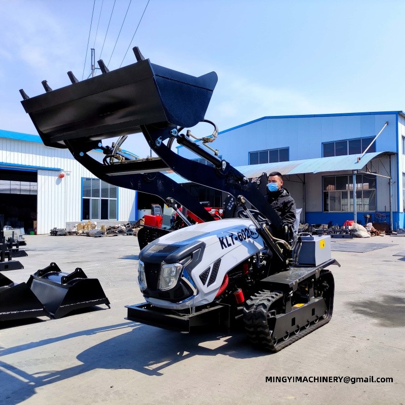 crawler tiller with ridger