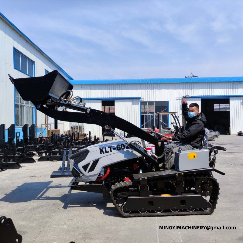 crawler tiller with ridger