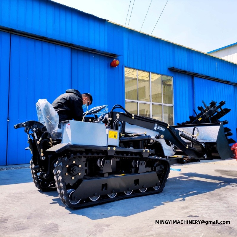 crawler tiller with ridger