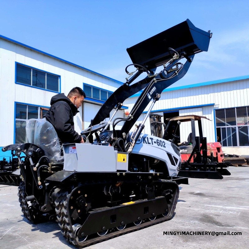 crawler tiller with ridger
