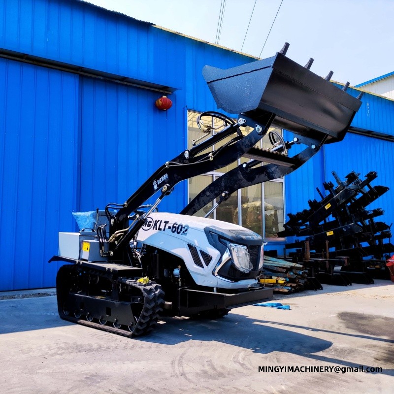 crawler tiller with ridger