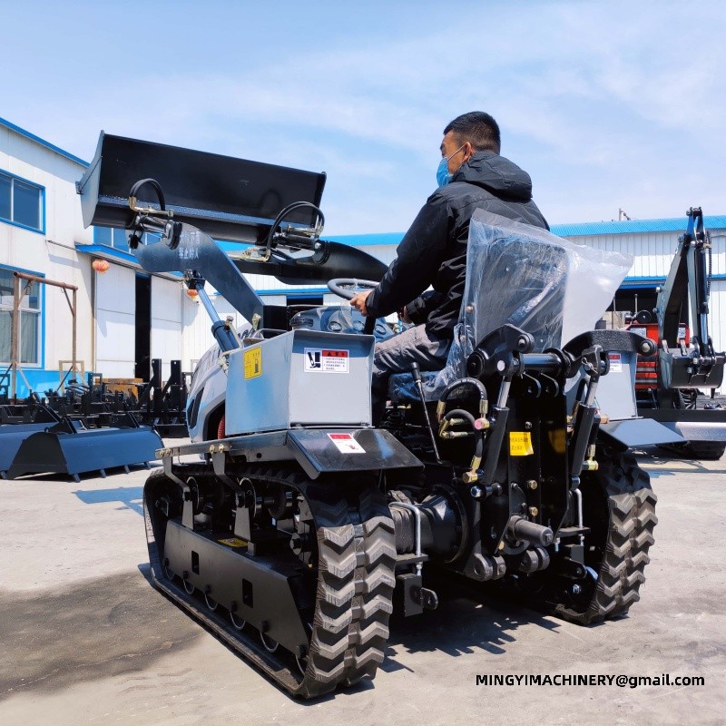 crawler tiller with ridger