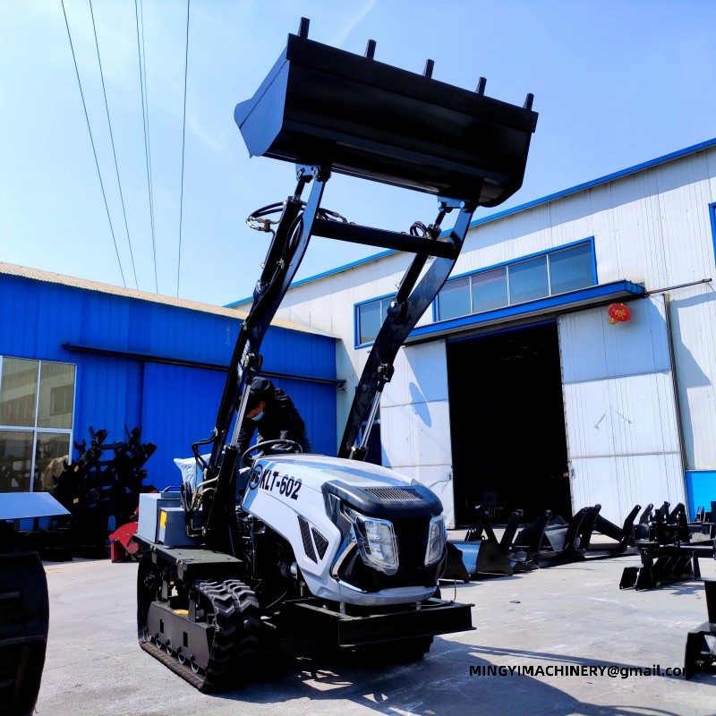 crawler tiller with ridger