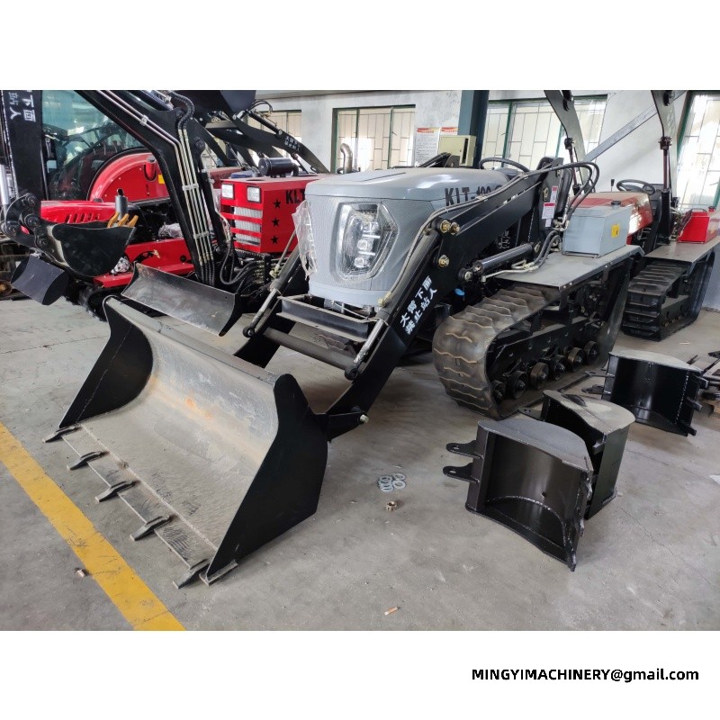 crawler tiller with ridger