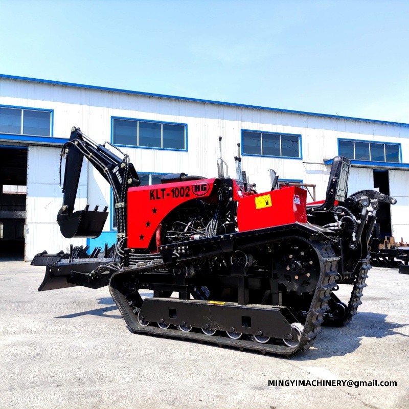 crawler tiller with trailer