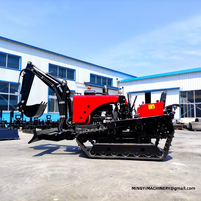 crawler tiller with trailer