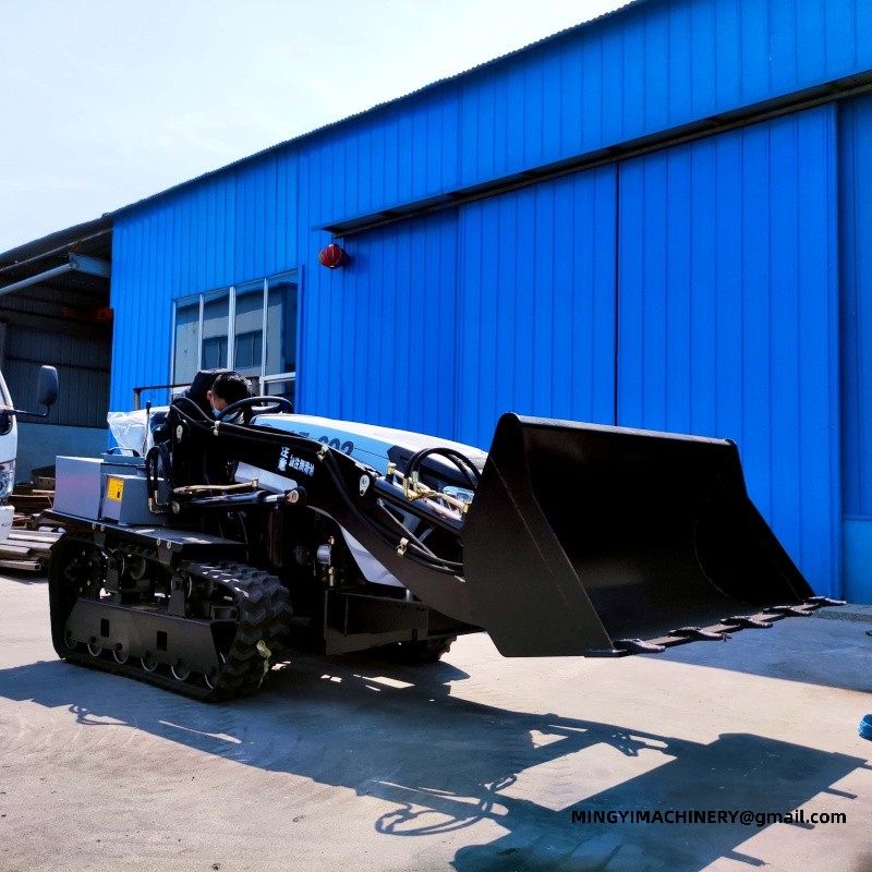 crawler tiller with trailer