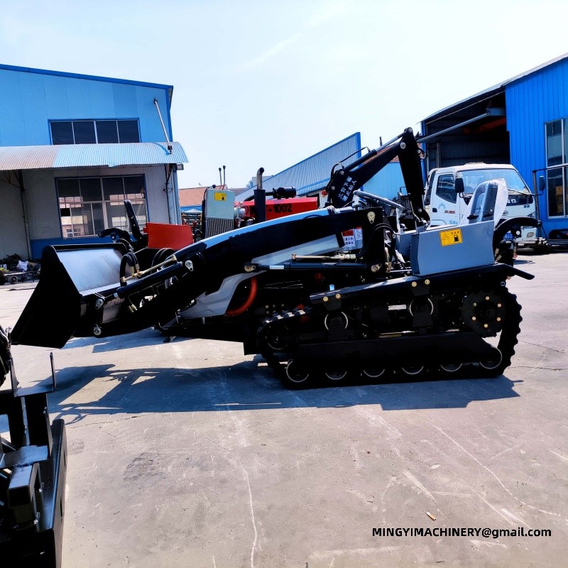 crawler tiller with trailer