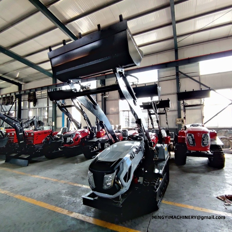 crawler tiller for hillside farming