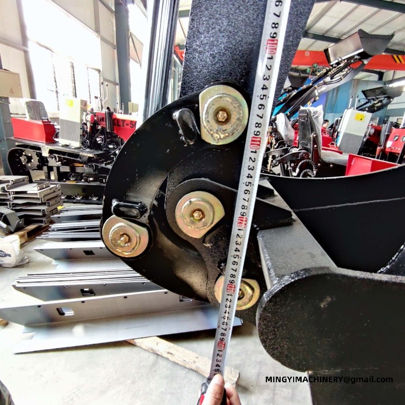crawler tiller for hillside farming