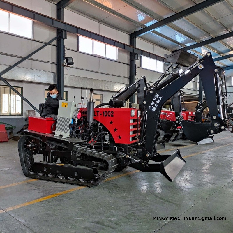 tracked tiller for muddy field
