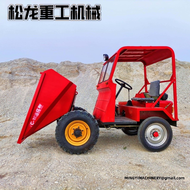 heavy duty 4WD site dumper for construction
