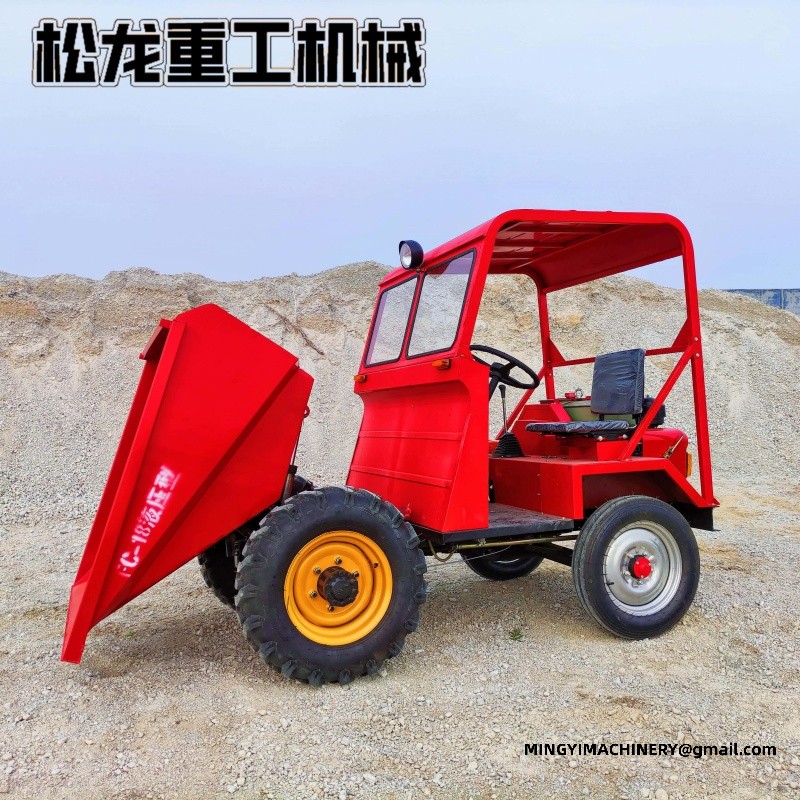 heavy duty 4WD site dumper for construction