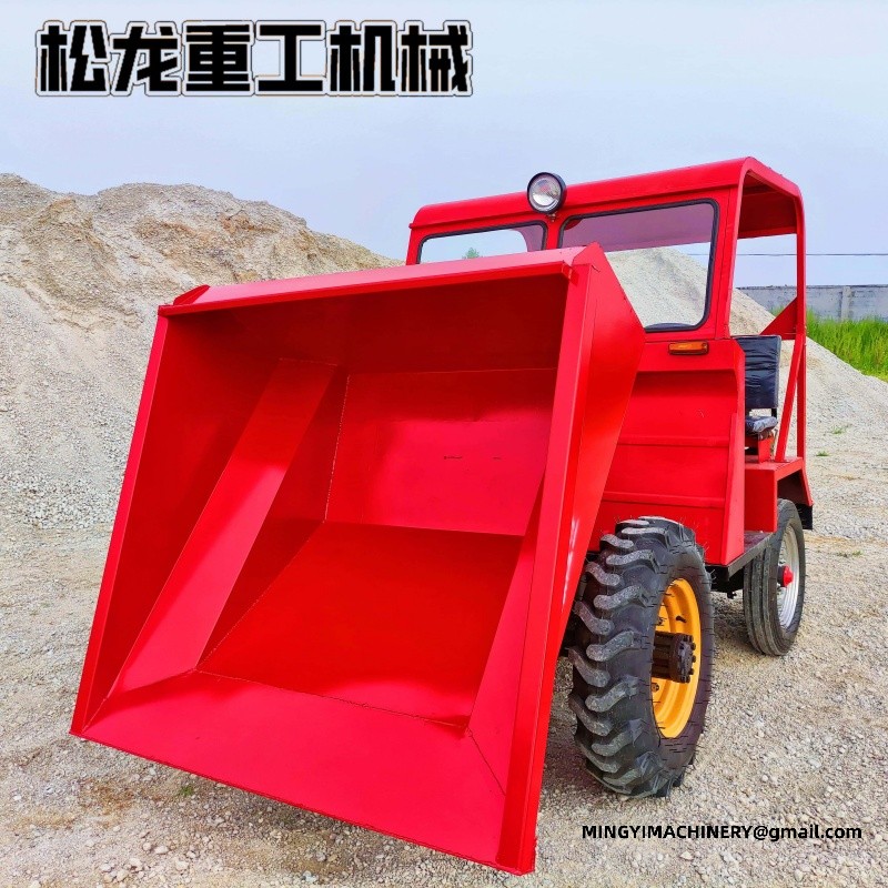 heavy duty 4WD site dumper for construction