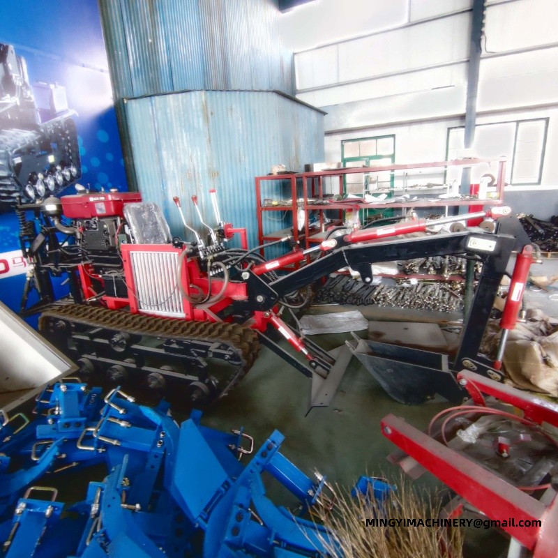 tracked tiller for muddy field