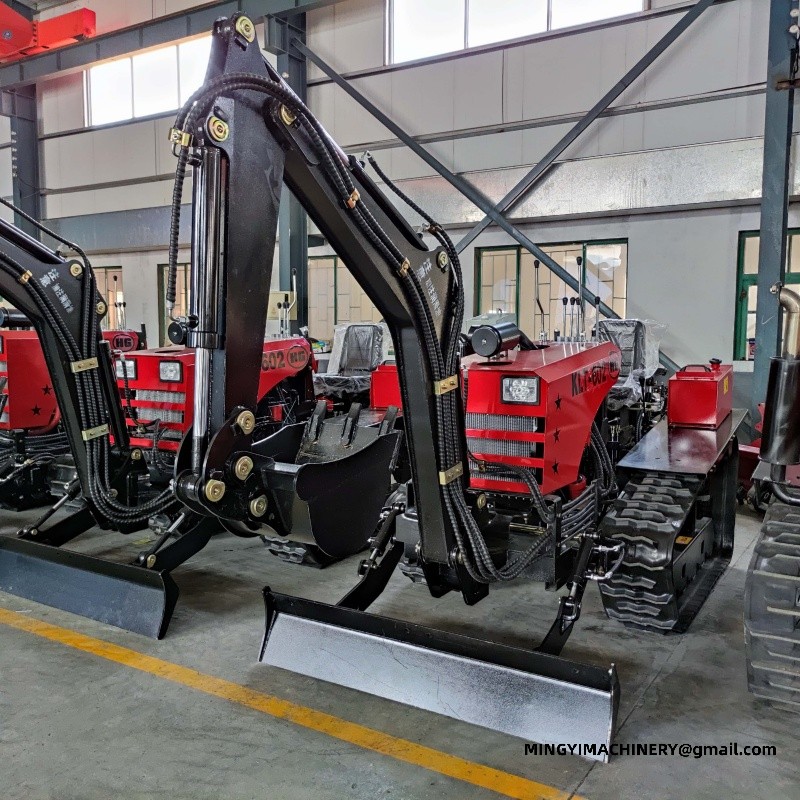 tracked tiller for muddy field