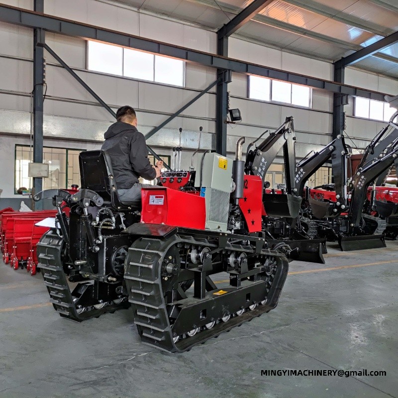 tracked tiller for muddy field