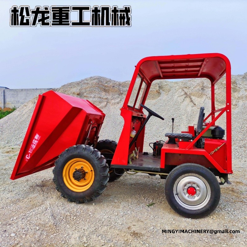 heavy duty 4WD site dumper for construction