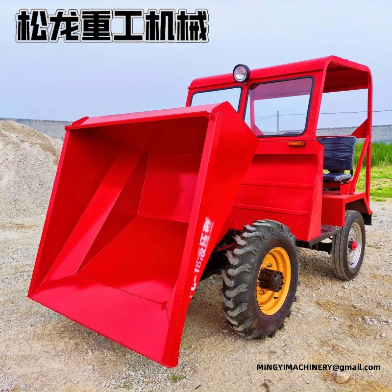 heavy duty 4WD site dumper for construction
